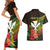 Personalized Hawaii Born and Raised Couples Matching Short Sleeve Bodycon Dress and Hawaiian Shirt Kanaka Maoli Flag Day