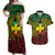 Personalised Wallis and Futuna Territory Day Couples Matching Off Shoulder Maxi Dress and Hawaiian Shirt Polynesian Pattern Simple Style