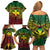 Personalised Wallis and Futuna Territory Day Family Matching Off Shoulder Short Dress and Hawaiian Shirt Polynesian Pattern Simple Style