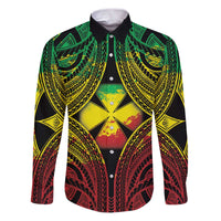 Personalised Wallis and Futuna Territory Day Family Matching Puletasi and Hawaiian Shirt Polynesian Pattern Simple Style