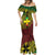 Personalised Wallis and Futuna Territory Day Mermaid Dress Polynesian Pattern Simple Style