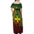 Personalised Wallis and Futuna Territory Day Off Shoulder Maxi Dress Polynesian Pattern Simple Style