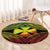 Wallis and Futuna Territory Day Round Carpet Polynesian Pattern Simple Style