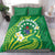 Cook Islands Happy Constitution Day Bedding Set Pattern Tribal Art