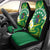 Cook Islands Happy Constitution Day Car Seat Cover Pattern Tribal Art