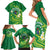 Cook Islands Happy Constitution Day Family Matching Short Sleeve Bodycon Dress and Hawaiian Shirt Pattern Tribal Art