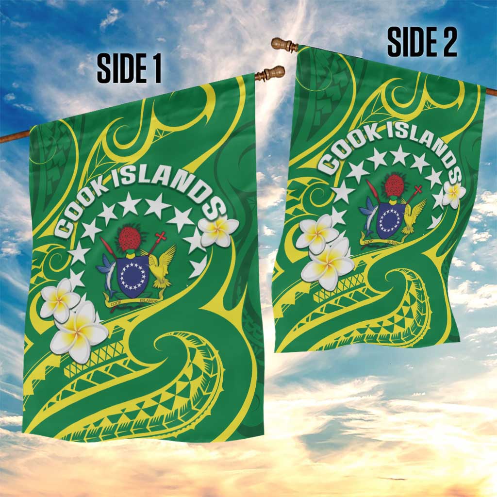 Cook Islands Happy Constitution Day Garden Flag Pattern Tribal Art LT05 - Polynesian Pride