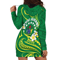 Cook Islands Happy Constitution Day Hoodie Dress Pattern Tribal Art LT05 - Polynesian Pride