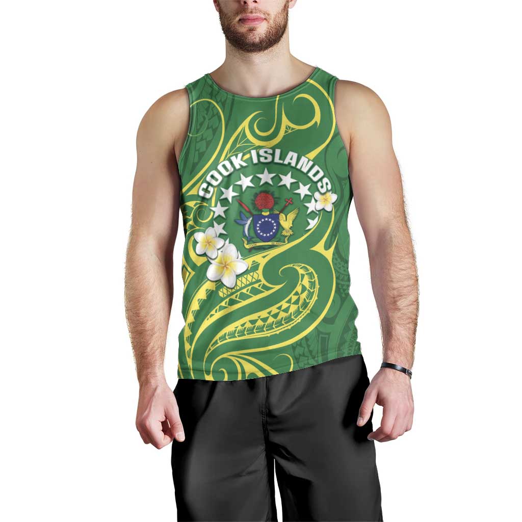 Cook Islands Happy Constitution Day Men Tank Top Pattern Tribal Art LT05 - Polynesian Pride