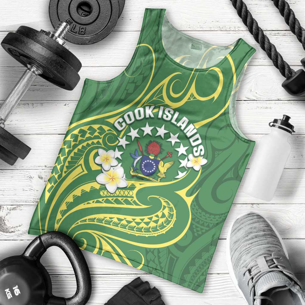 Cook Islands Happy Constitution Day Men Tank Top Pattern Tribal Art LT05 - Polynesian Pride