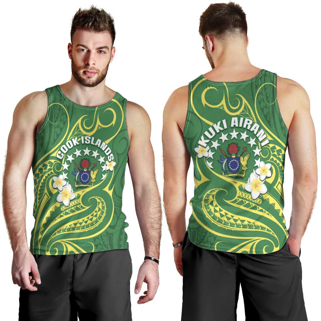 Cook Islands Happy Constitution Day Men Tank Top Pattern Tribal Art LT05 - Polynesian Pride
