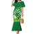 Cook Islands Happy Constitution Day Mermaid Dress Pattern Tribal Art
