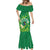 Cook Islands Happy Constitution Day Mermaid Dress Pattern Tribal Art
