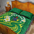 Cook Islands Happy Constitution Day Quilt Bed Set Pattern Tribal Art