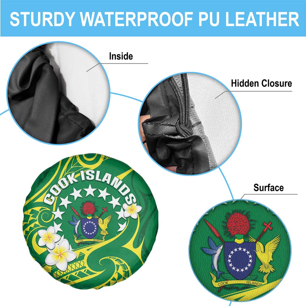 Cook Islands Happy Constitution Day Spare Tire Cover Pattern Tribal Art LT05 - Polynesian Pride
