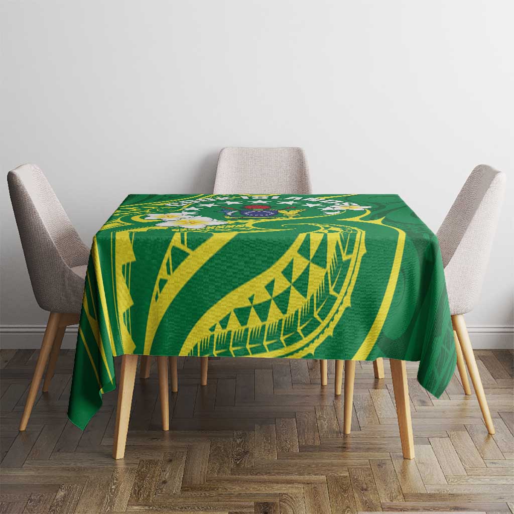 Cook Islands Happy Constitution Day Tablecloth Pattern Tribal Art LT05 - Polynesian Pride