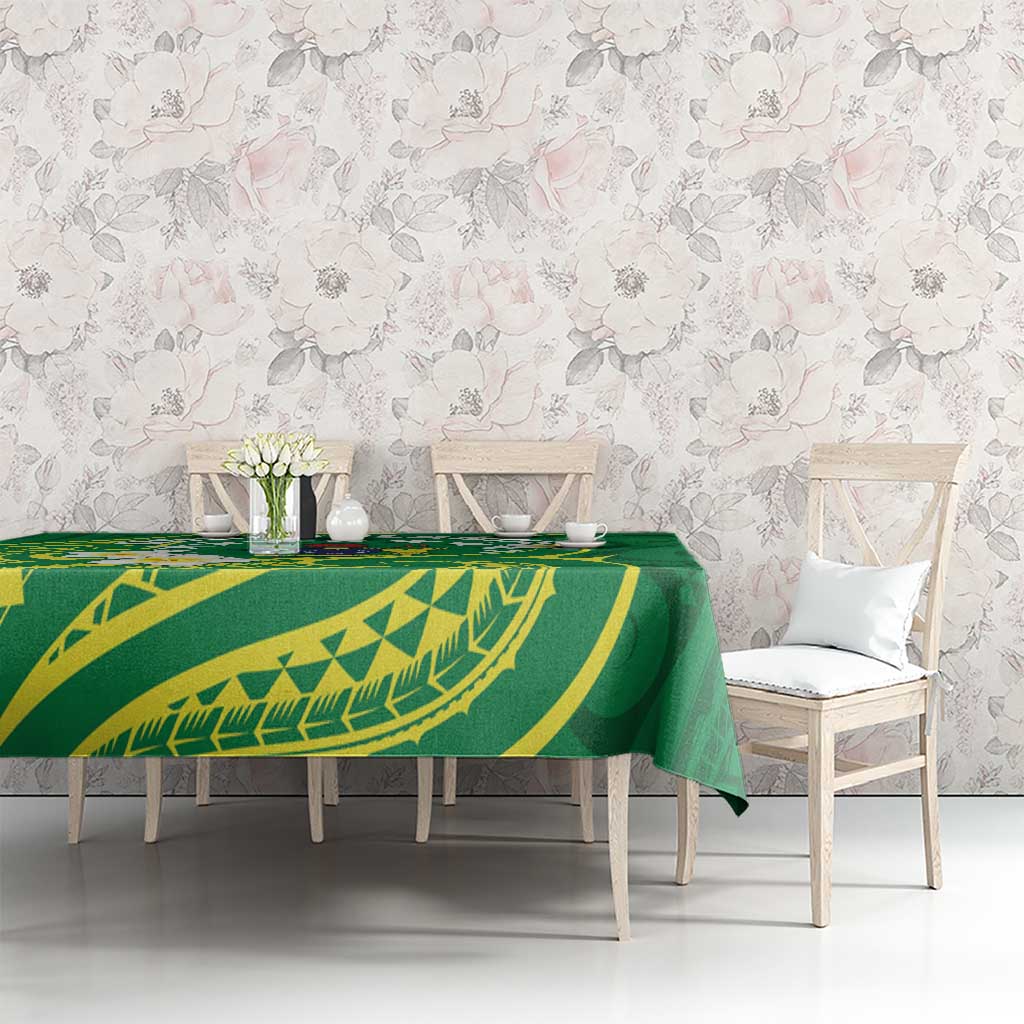 Cook Islands Happy Constitution Day Tablecloth Pattern Tribal Art LT05 - Polynesian Pride