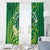 Cook Islands Happy Constitution Day Window Curtain Pattern Tribal Art