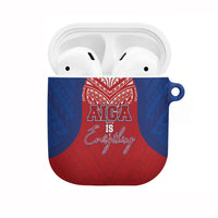 Aiga Samoa AirPods Case Aiga Is Everything LT05 Red - Polynesian Pride