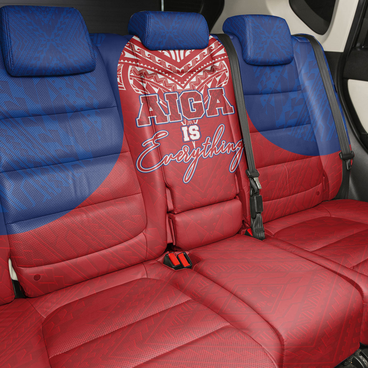 Aiga Samoa Back Car Seat Cover Aiga Is Everything LT05 - Polynesian Pride