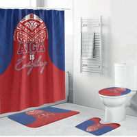 Aiga Samoa Bathroom Set Aiga Is Everything LT05 Bathroom Set (4 pcs) Red - Polynesian Pride
