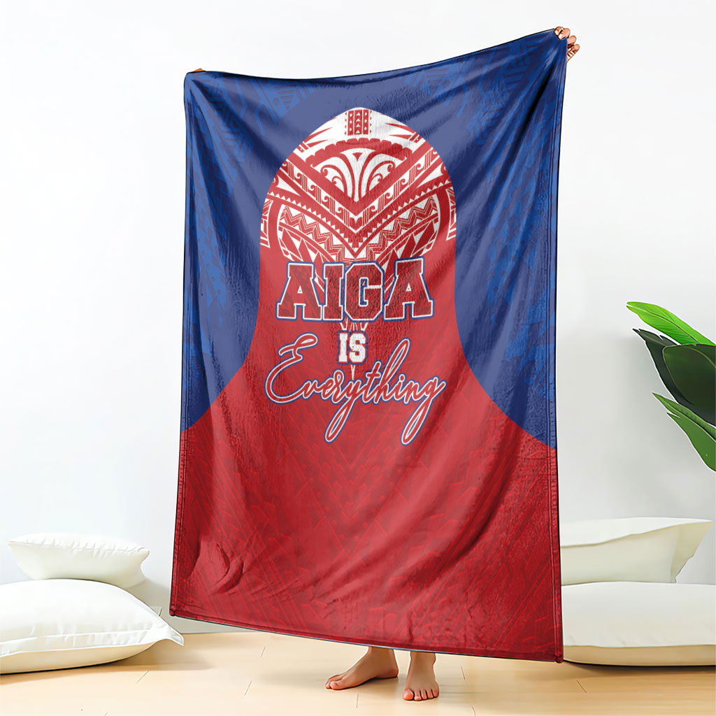 Aiga Samoa Blanket Aiga Is Everything LT05 - Polynesian Pride