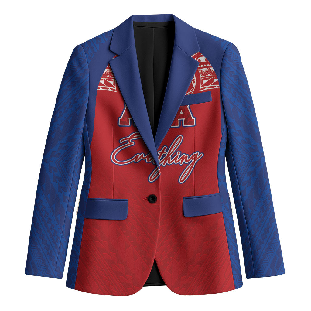 Aiga Samoa Blazer Aiga Is Everything LT05 Unisex Red - Polynesian Pride