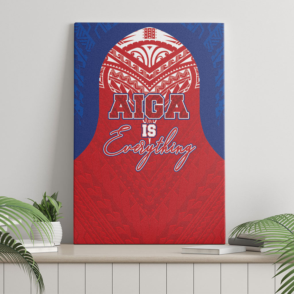 Aiga Samoa Canvas Wall Art Aiga Is Everything LT05 - Polynesian Pride