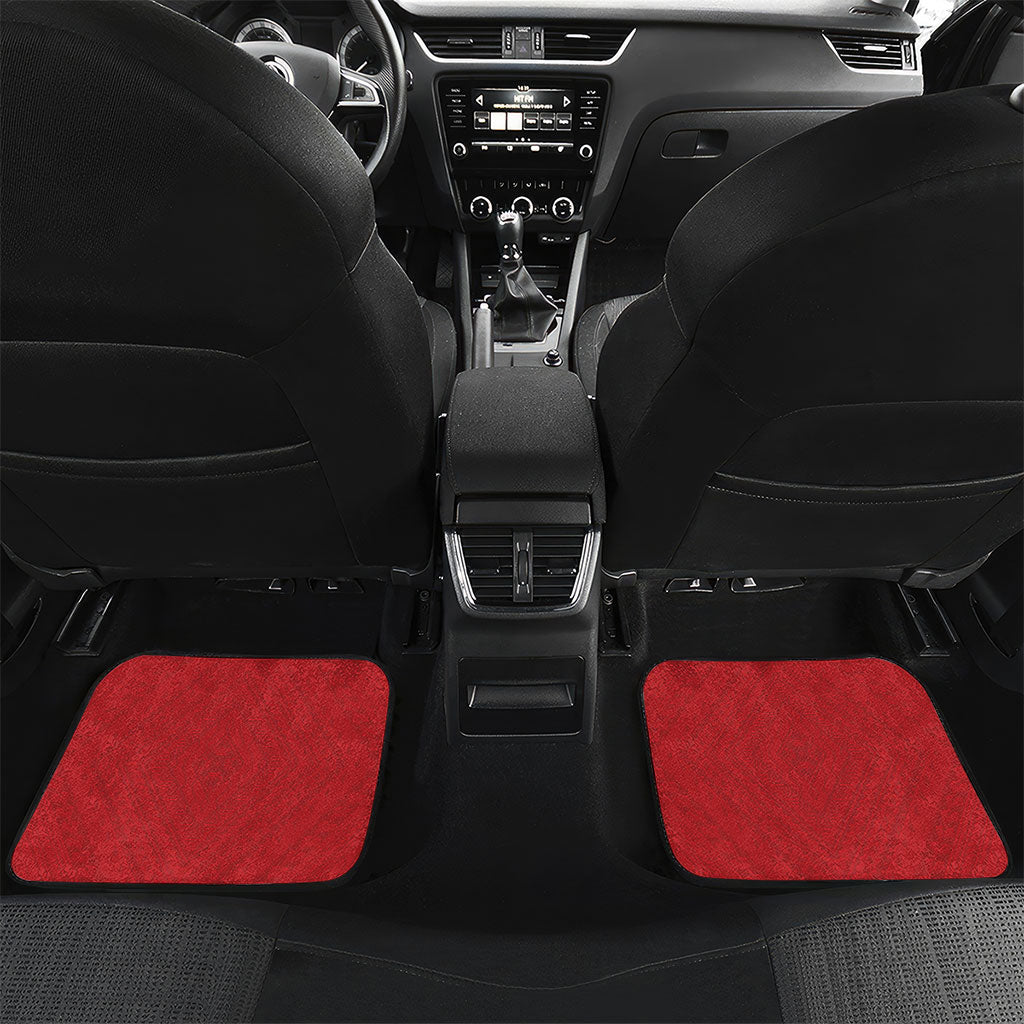 Aiga Samoa Car Mats Aiga Is Everything LT05 Set 2pcs - Back Red - Polynesian Pride