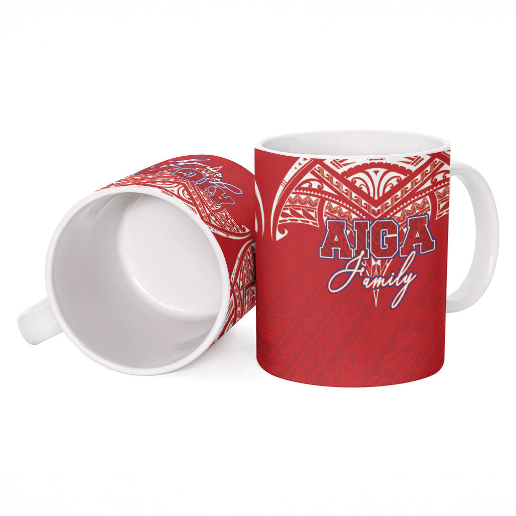 Aiga Samoa Ceramic Mug Aiga Is Everything LT05 - Polynesian Pride