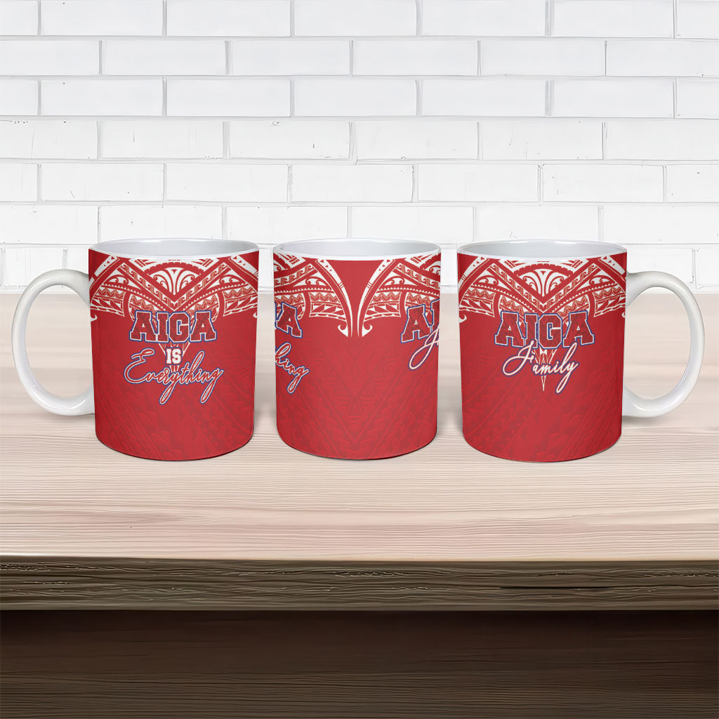 Aiga Samoa Ceramic Mug Aiga Is Everything LT05 - Polynesian Pride