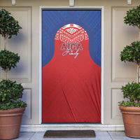 Aiga Samoa Door Cover Aiga Is Everything LT05 Red - Polynesian Pride