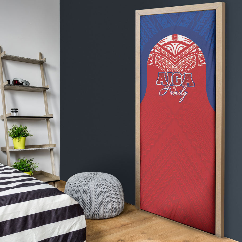Aiga Samoa Door Cover Aiga Is Everything LT05 - Polynesian Pride