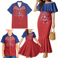 Aiga Samoa Family Matching Mermaid Dress and Hawaiian Shirt Aiga Is Everything LT05 - Polynesian Pride