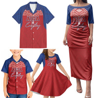 Aiga Samoa Family Matching Puletasi and Hawaiian Shirt Aiga Is Everything LT05 - Polynesian Pride