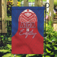 Aiga Samoa Garden Flag Aiga Is Everything LT05 Garden Flag Red - Polynesian Pride