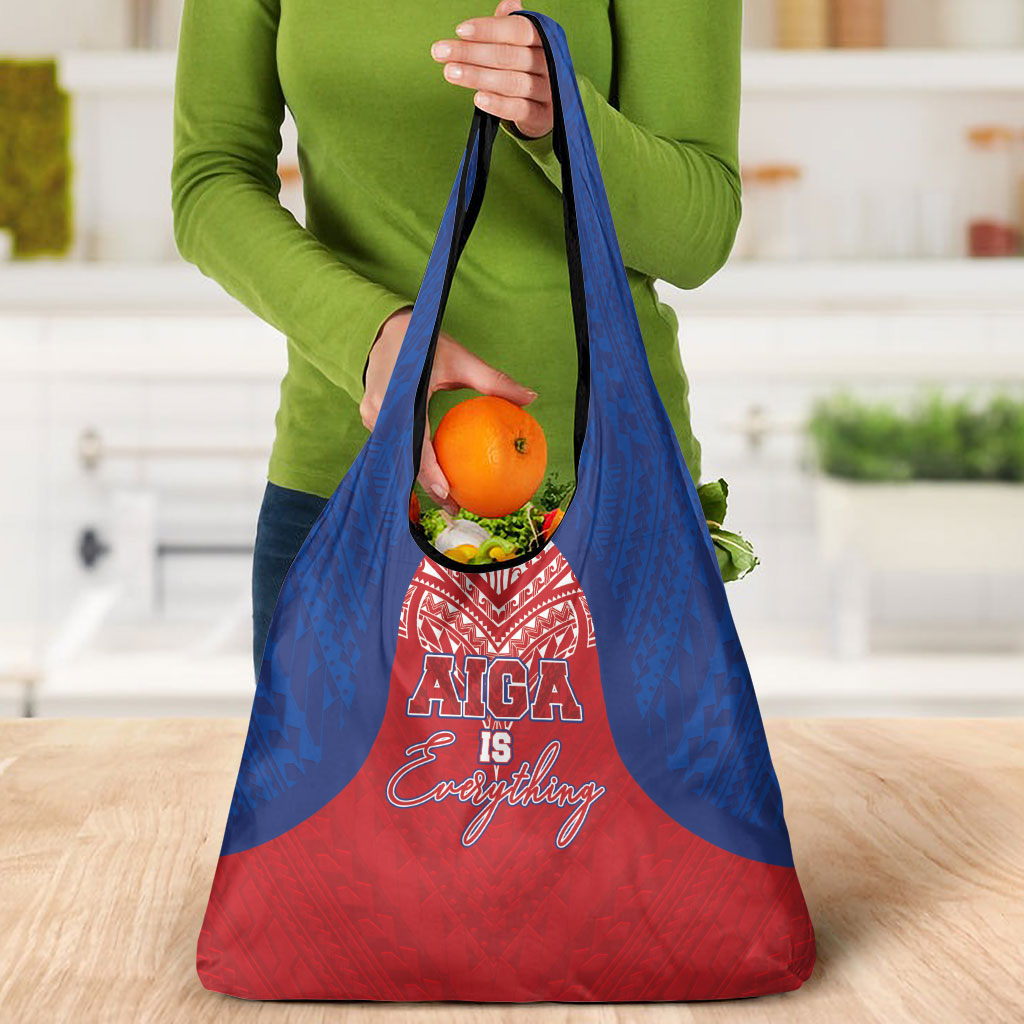 Aiga Samoa Grocery Bag Aiga Is Everything LT05 - Polynesian Pride