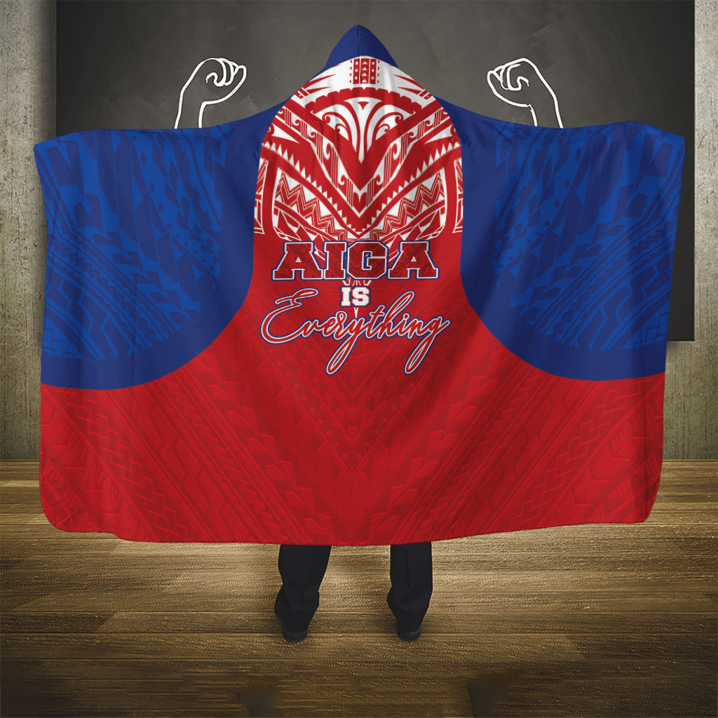 Aiga Samoa Hooded Blanket Aiga Is Everything LT05 - Polynesian Pride