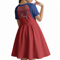 Aiga Samoa Kid Short Sleeve Dress Aiga Is Everything LT05 - Polynesian Pride