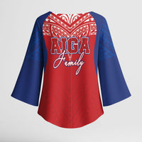 Aiga Samoa Kimono Sleeve Blouse Aiga Is Everything LT05 - Polynesian Pride
