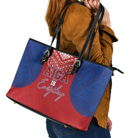 Aiga Samoa Leather Tote Bag Aiga Is Everything LT05 - Polynesian Pride