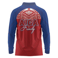Aiga Samoa Long Sleeve Polo Shirt Aiga Is Everything LT05 - Polynesian Pride