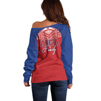 Aiga Samoa Off Shoulder Sweater Aiga Is Everything LT05 - Polynesian Pride