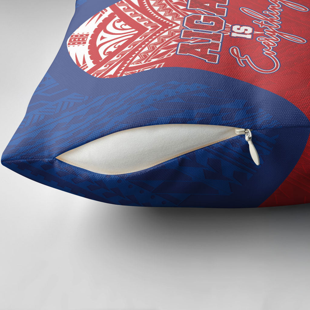 Aiga Samoa Pillow Cover Aiga Is Everything LT05 - Polynesian Pride