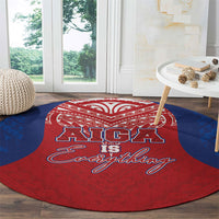 Aiga Samoa Round Carpet Aiga Is Everything LT05 - Polynesian Pride