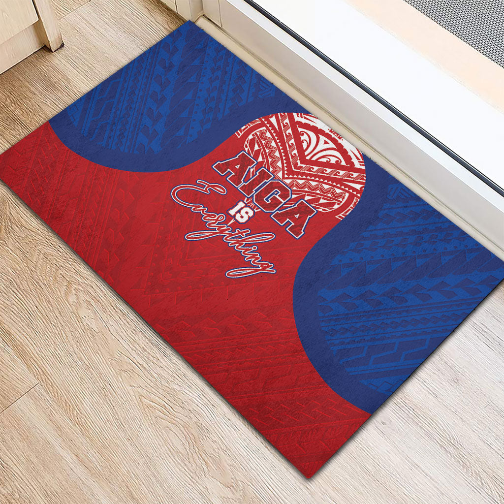 Aiga Samoa Rubber Doormat Aiga Is Everything LT05 - Polynesian Pride