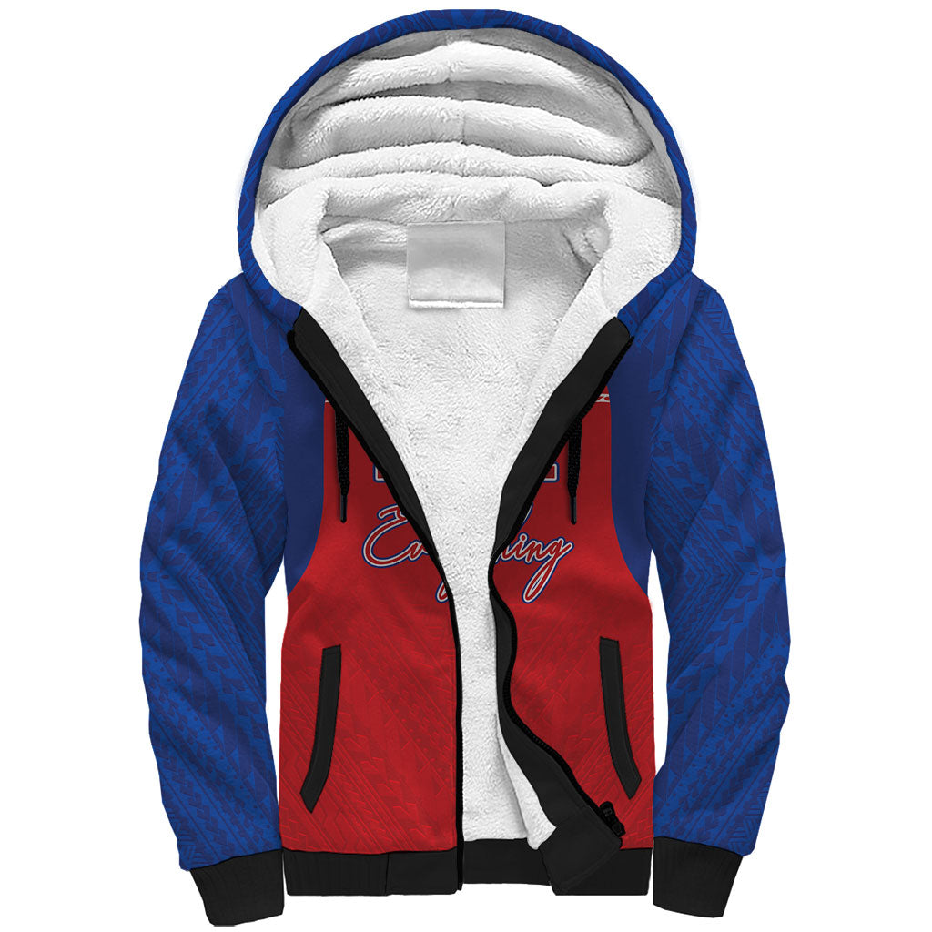 Aiga Samoa Sherpa Hoodie Aiga Is Everything LT05 Unisex Red - Polynesian Pride