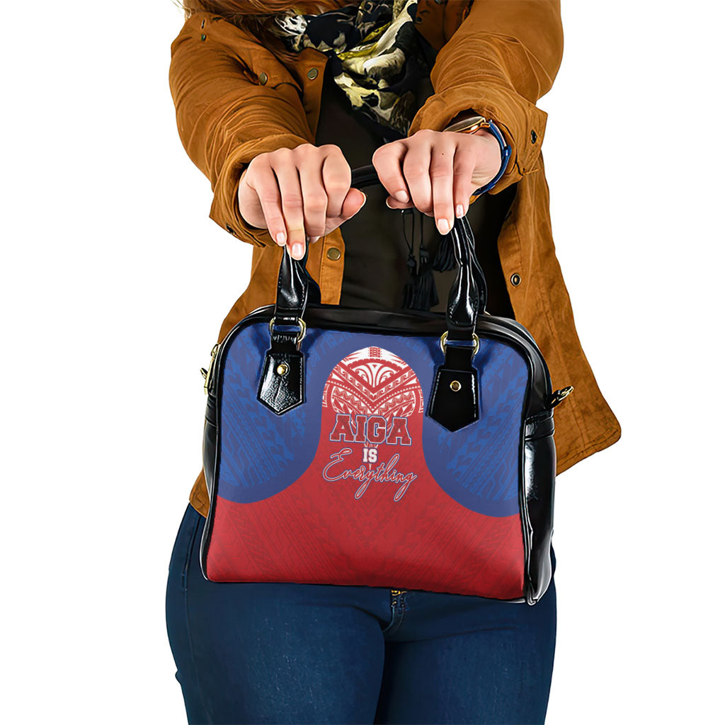 Aiga Samoa Shoulder Handbag Aiga Is Everything LT05 One Size Red - Polynesian Pride