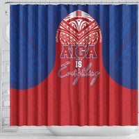 Aiga Samoa Shower Curtain Aiga Is Everything LT05 - Polynesian Pride