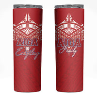 Aiga Samoa Skinny Tumbler Aiga Is Everything LT05 Red - Polynesian Pride